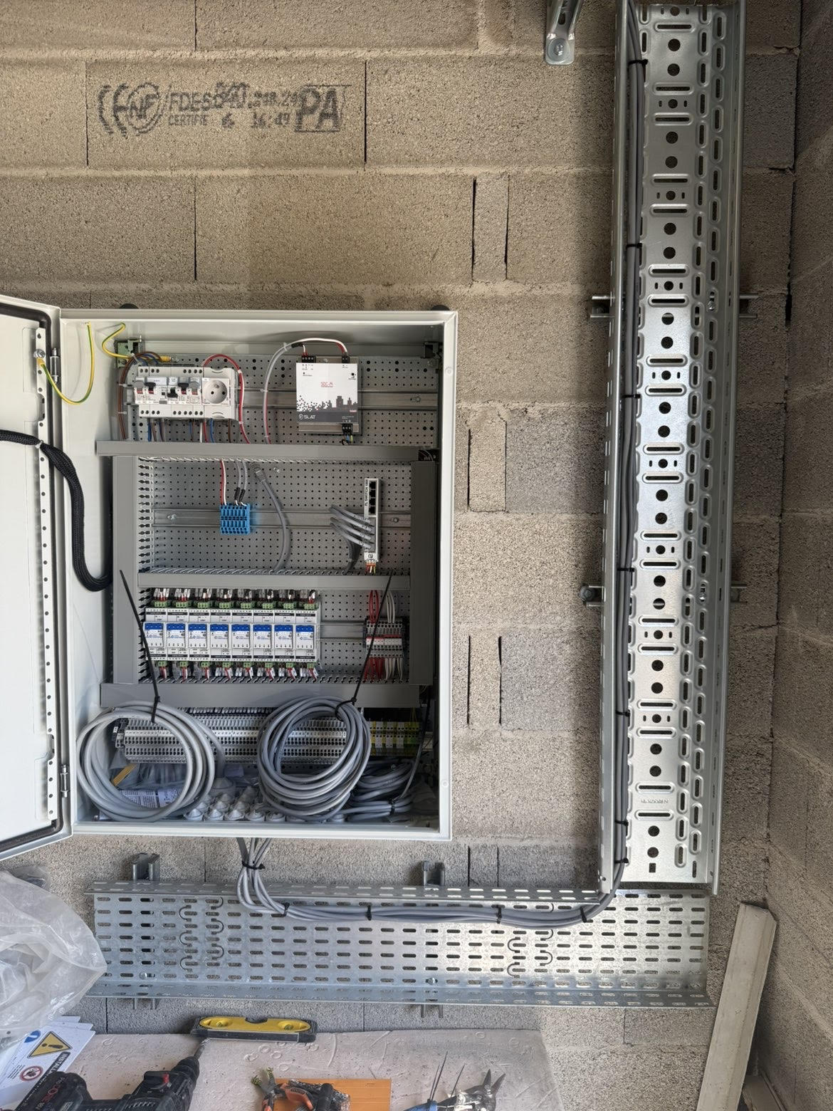 Centrale photovoltaïque en toiture terrasse